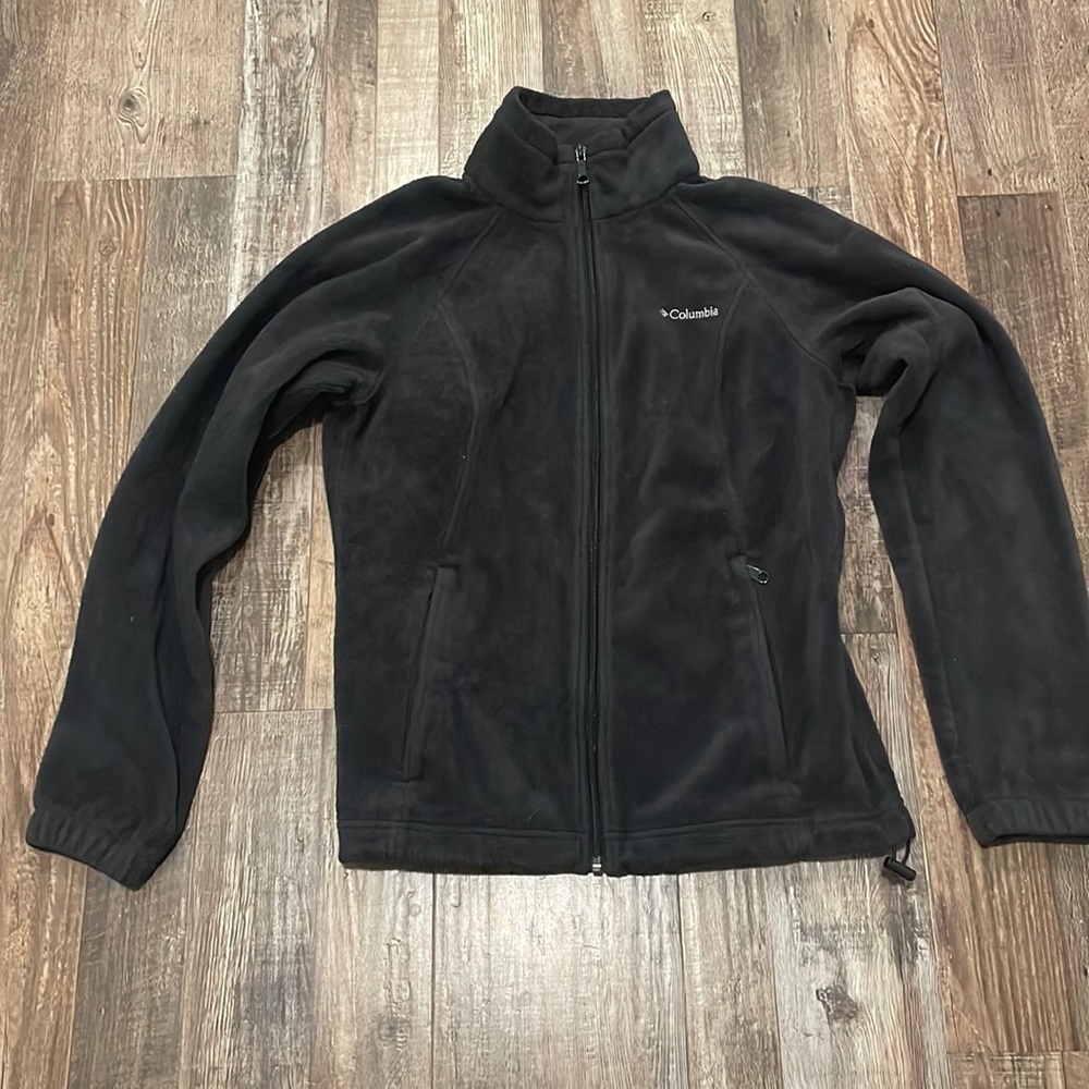 Columbia charcoal colored full zip fleece